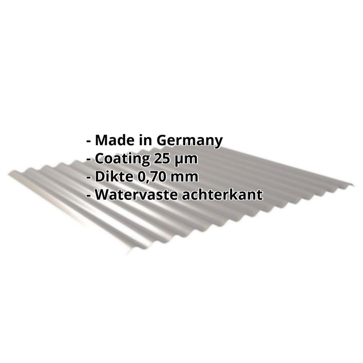 Golfplaat 18/1064 | Gevel | Aluminium 0,70 mm | 25 µm Polyester | 9007 - Grijs aluminiumkleurig #2