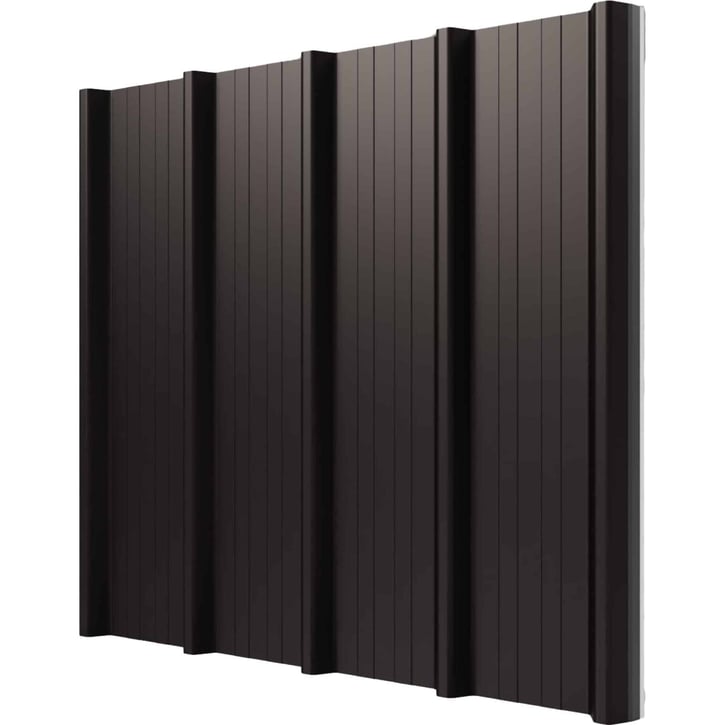 Sandwich Paneel ECO 1000-30 | Dak | Kern 30 mm | 25 µm Polyester | 8019 - Grijsbruin | 2600 mm #3