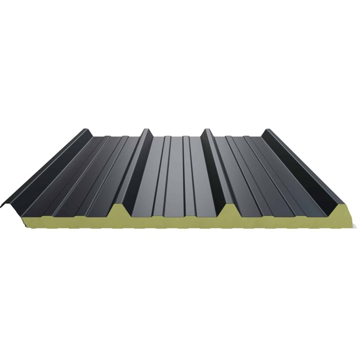 Sandwich Paneel Roof 1000-40 | Dak | Kern 40 mm | 25 µm Polyester | 7016 - Antracietgrijs | 3100 mm #1