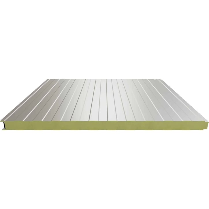 Sandwich Paneel Wall 1150 40 | Gevel | Kern 40 mm | 25 µm Polyester | 9002 - Grijswit | 3000 mm #1