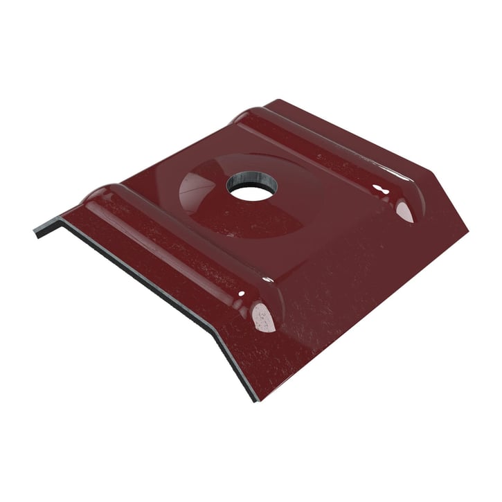 Kalotten | Profiel 20/1100 | Montage profieltop | Oxide rood #1