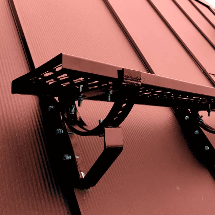 Looprooster | Set | Voor felsplaat PD-510-S | Breedte 40 cm | 8012 - Roodbruin #1