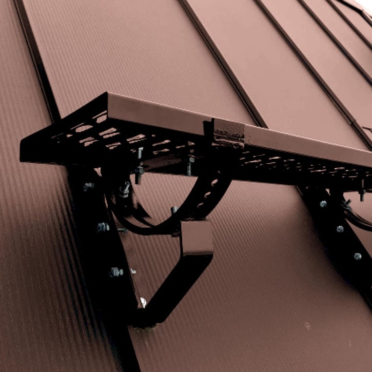 Looprooster | Set | Voor felsplaat PD-510-S | Breedte 40 cm | 8017 - Chocoladebruin #1