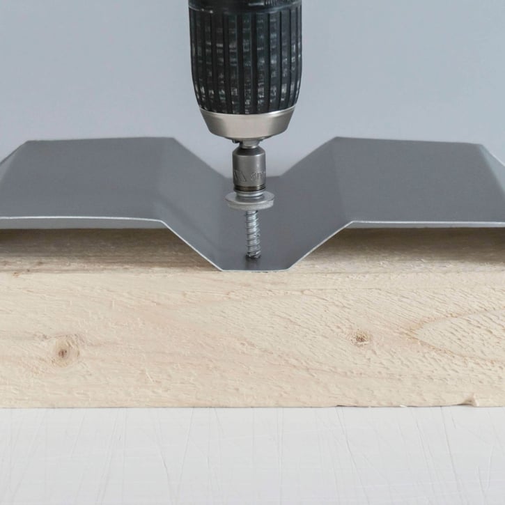 RVS schroeven | Voor montage dal op houten constructie | 6,0 x 40 mm E19 | Roodbruin #4