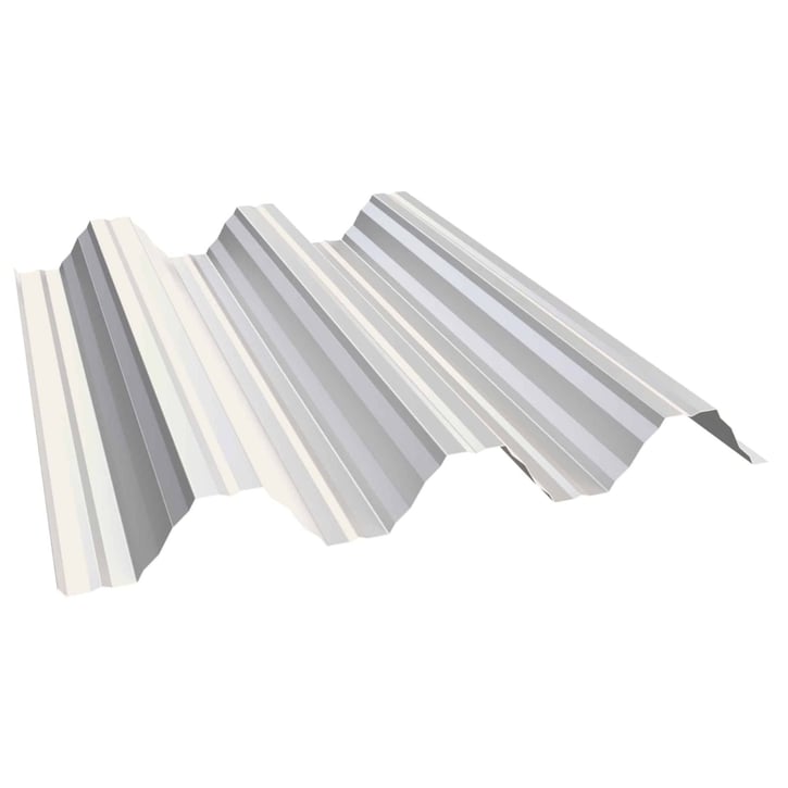 Warmdakplaat T92P | Dak Staal 0,75 mm | 25 µm Polyester | 9010 - Zuiverwit Warmdakplaat T92P | Dak | Staal 0,75 mm | 25 µm Polyester | 9010 - Zuiverwit #1