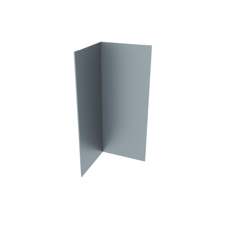 Binnenhoek | 100 x 100 x 2000 mm | Staal 0,50 mm | 25 µm Polyester | 7000 - Pelsgrijs #1