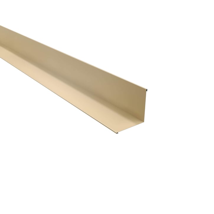 Binnenhoek | 115 x 115 x 2000 mm | Staal 0,63 mm | 25 µm Polyester | 1015 - Licht ivoorkleurig #1