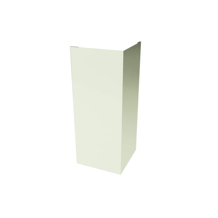 Buitenhoek | 100 x 100 x 2000 mm | Staal 0,75 mm | 25 µm Polyester | 9002 - Grijswit #1