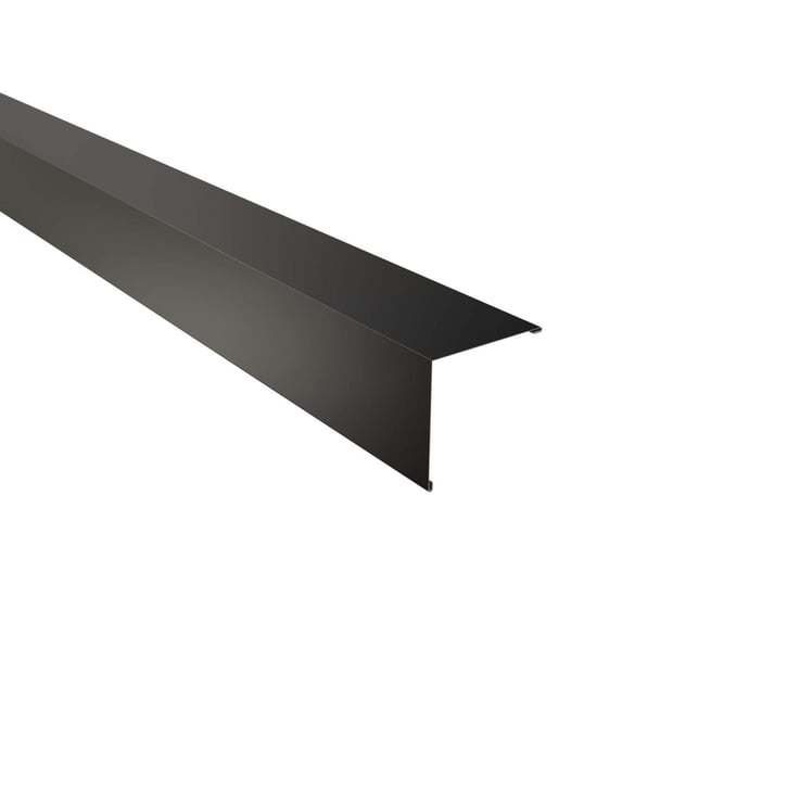 Buitenhoek | 11,5 x 11,5 cm | Staal 0,50 mm | 25 µm Polyester | 9005 - Gitzwart #1