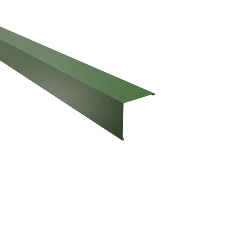 Buitenhoek | 115 x 115 mm | Staal 0,50 mm | 25 µm Polyester | 6002 - Loofgroen #1