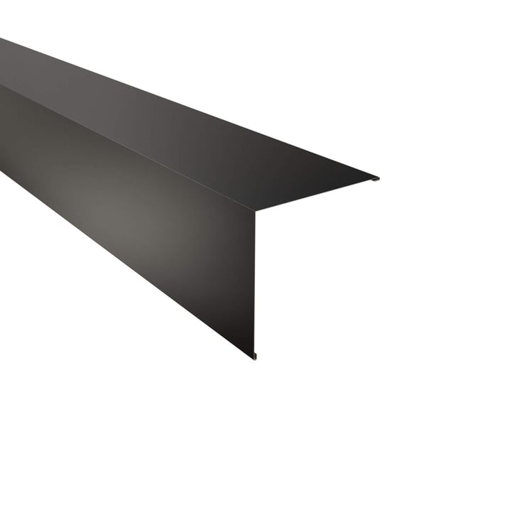 Buitenhoek | 195 x 195 mm | Staal 0,50 mm | 25 µm Polyester | 9005 - Gitzwart #1