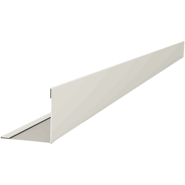 Buitenhoek | 80 x 80 x 3000 mm | Staal 0,50 mm | 25 µm Polyester | 9002 - Grijswit #1