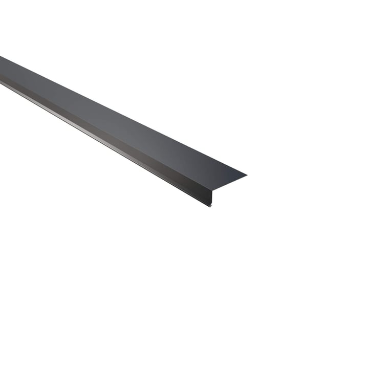 Druiplijst | 80 x 30 mm | 95° | Staal 0,75 mm | 60 µm Puramid | 7016 - Antracietgrijs #1