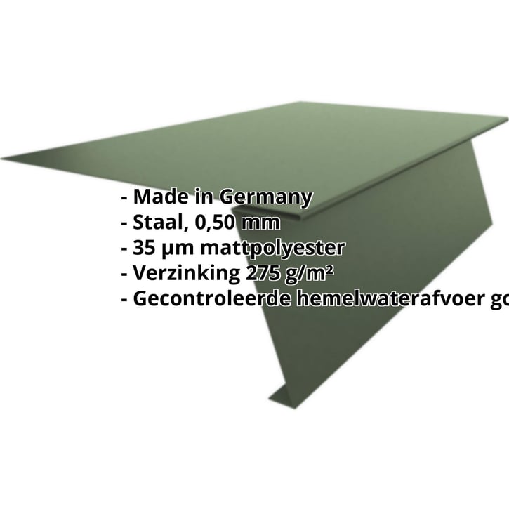 Startprofiel | Voor felsplaat PD-510-S | Staal 0,50 mm | 35 µm mattpolyester | 011 - Groen #2