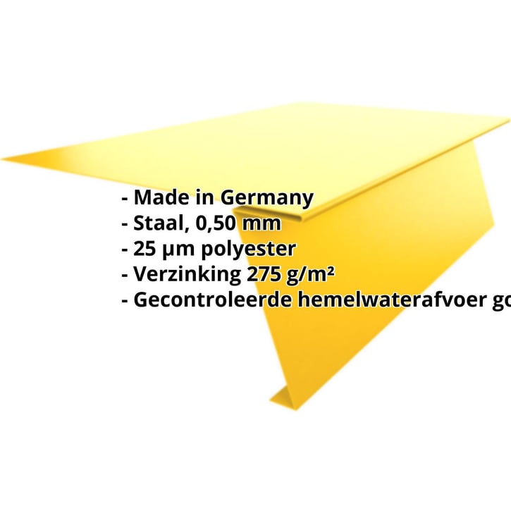 Startprofiel | Voor felsplaat PD-510-S | Staal 0,50 mm | 25 µm Polyester | 1021 - Koolzaadgeel #2