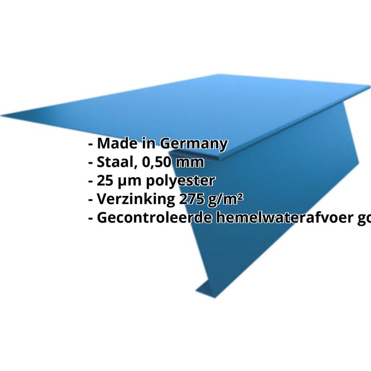 Startprofiel | Voor felsplaat PD-510-S | Staal 0,50 mm | 25 µm Polyester | 5010 - Gentiaanblauw #2
