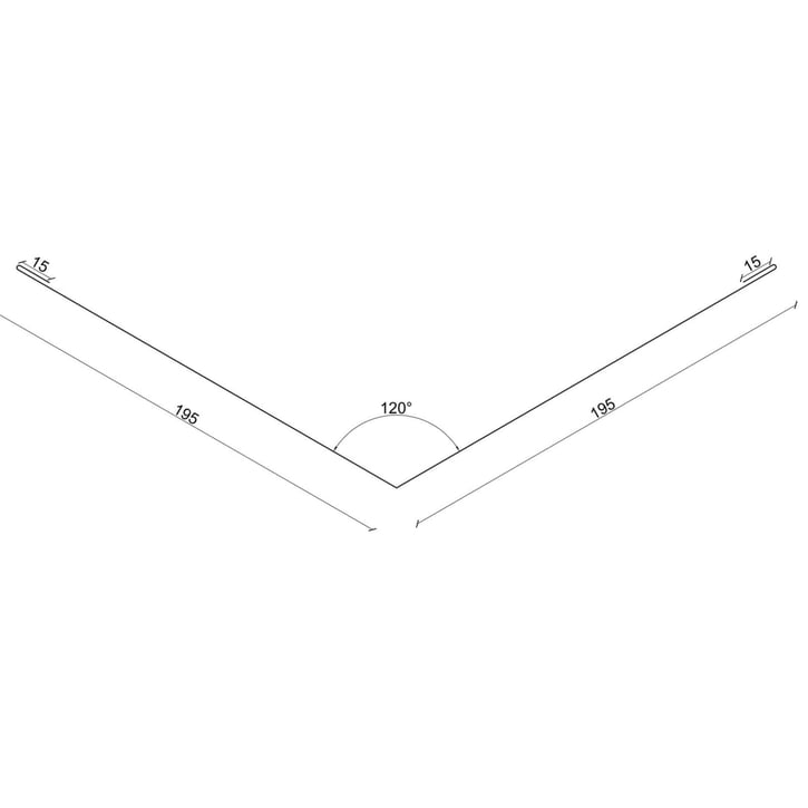 Kilgoot | 195 x 195 mm | Staal 0,50 mm | 25 µm Polyester | 9006 - Zilver-Metallic #3