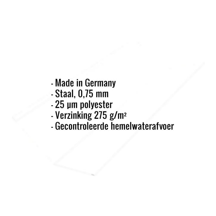 Kilgoot | 195 x 195 x 2000 mm Staal 0,75 mm | 25 µm Polyester | 9010 - Zuiverwit Kilgoot | 195 x 195 x 2000 mm | Staal 0,75 mm | 25 µm Polyester | 9010 - Zuiverwit #2