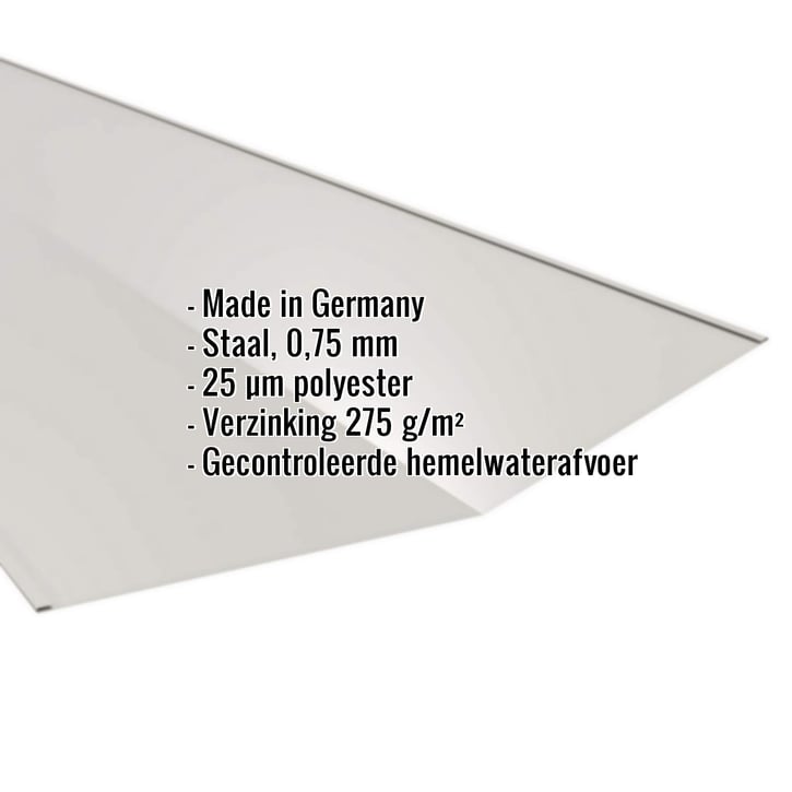 Kilgoot | 49 cm x 49 cm x 2,00 m | Staal 0,75 mm | 25 µm Polyester | 9006 - Zilver-Metallic #2