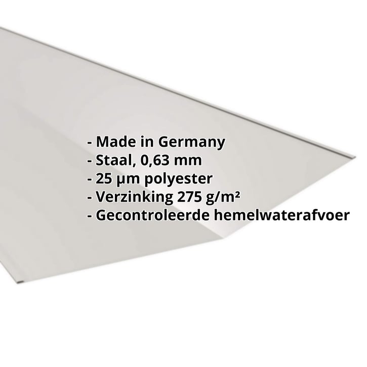 Kilgoot | 490 x 490 x 2000 mm | Staal 0,63 mm | 25 µm Polyester | 9006 - Zilver-Metallic #2