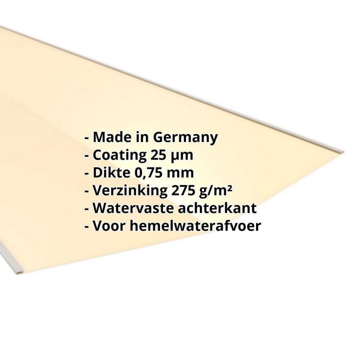 Kilgoot | 490 x 490 x 2000 mm | Staal 0,75 mm | 25 µm Polyester | 1015 - Licht ivoorkleurig #2