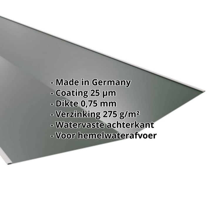 Kilgoot | 490 x 490 x 2000 mm | Staal 0,75 mm | 25 µm Polyester | 6020 - Chroomoxydegroen #2