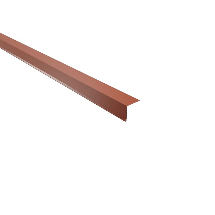 Muuraansluiting | 16 x 11,5 cm | 95° | Staal 0,63 mm | 25 µm Polyester | 8004 - Koperbruin #1