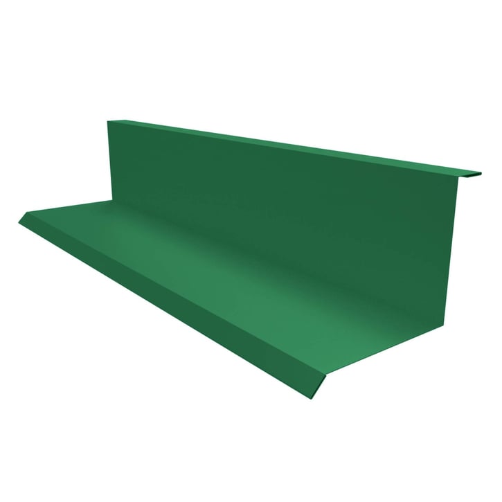 Muuraansluiting | Typ 1 | 100 x 110 x 2000 mm | 90° | Staal 0,50 mm | 25 µm Polyester | 6029 - Mintgroen #1