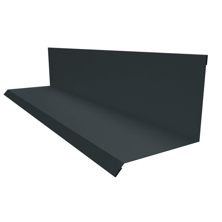 Muuraansluiting | Typ 2 | 100 x 110 x 2000 mm | 90° | Aluminium 0,70 mm | 25 µm Polyester | 7016 - Antracietgrijs #1