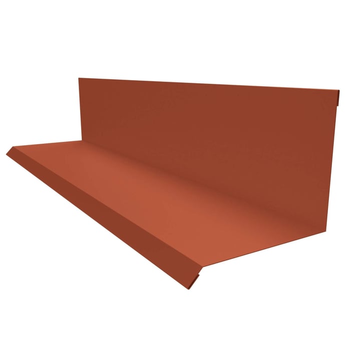 Muuraansluiting | Typ 2 | 100 x 110 x 2000 mm | 90° | Staal 0,50 mm | 25 µm Polyester | 8004 - Koperbruin #1