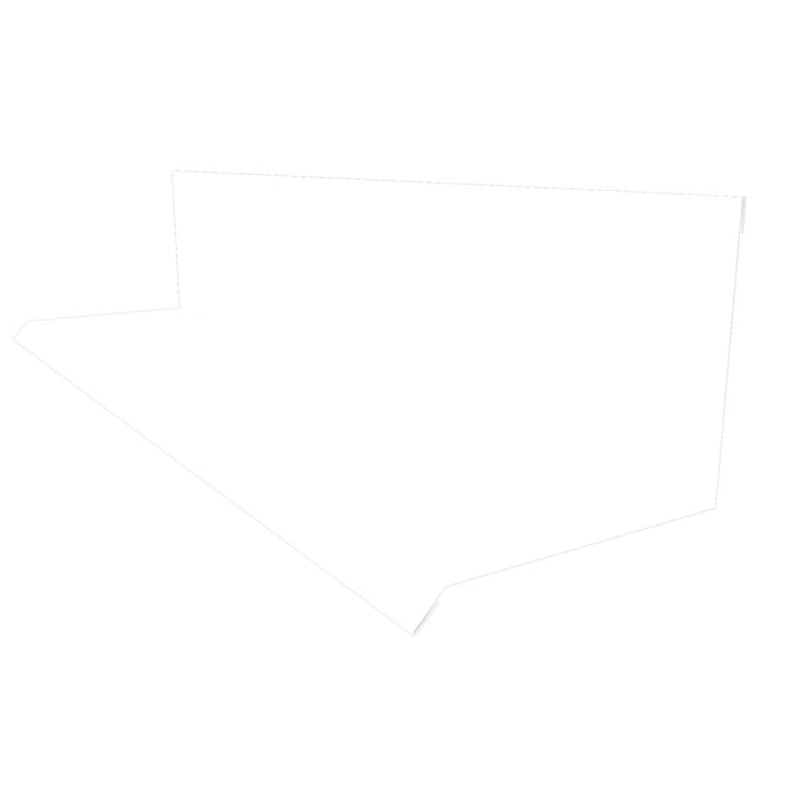 Muuraansluiting | Typ 2 | 100 x 110 x 2000 mm | 90° | Staal 0,50 mm | 25 µm Polyester | 9010 - Zuiverwit #1
