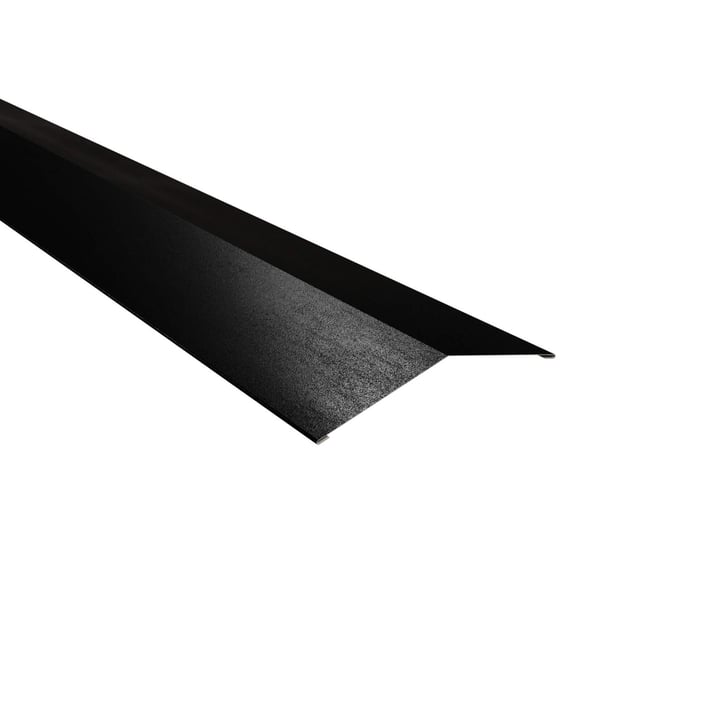 Nokstuk vlak | 145 x 145 mm | 150° | Staal 0,50 mm | 35 µm Mattpolyester | 33 - Zwart #1