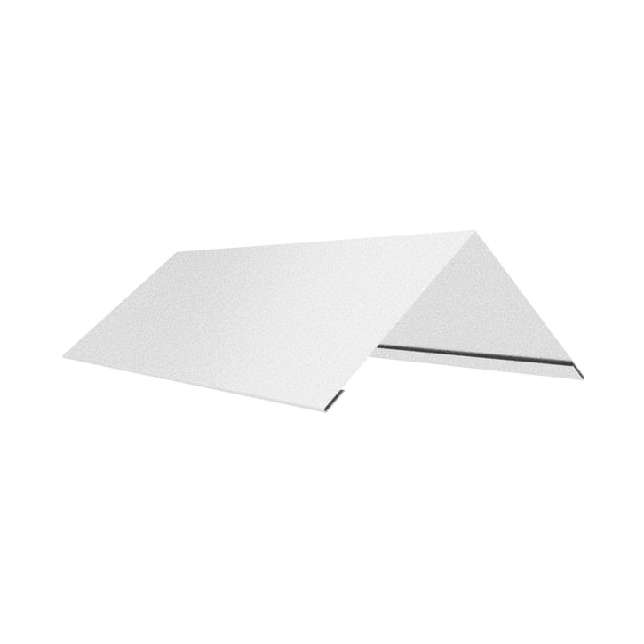 Nokstuk vlak | 145 x 145 x 2000 mm | 140° | Staal 0,50 mm | Aluzink | Zilvergrijs #1