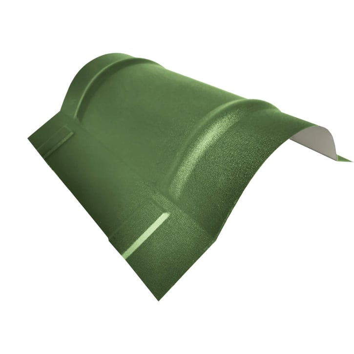 Ronde nok klein | 1,965 m | Staal 0,50 mm | 25 µm Polyester | 6011 - Resedagroen #1
