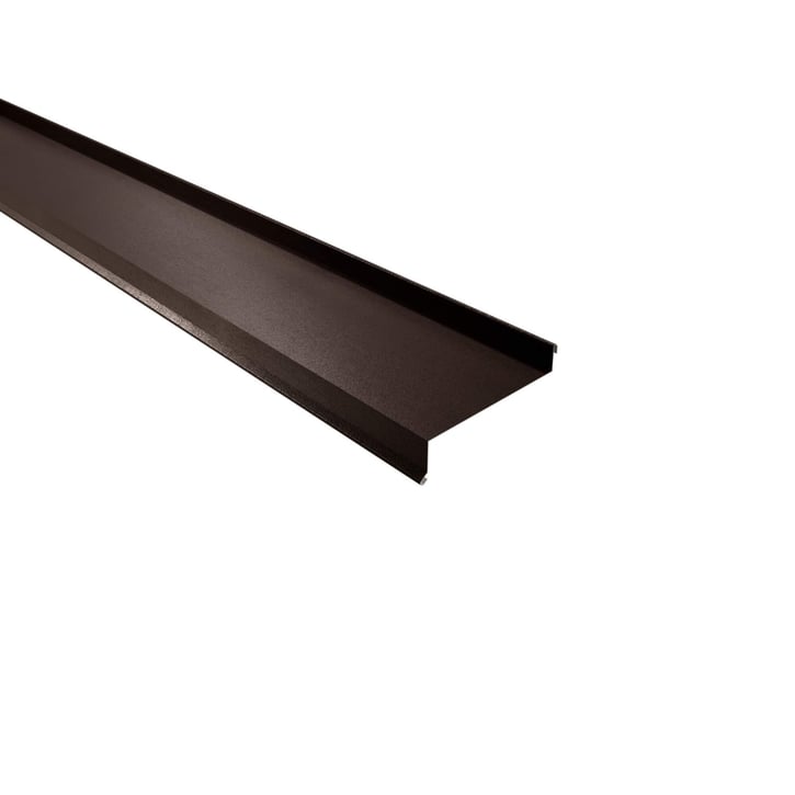 Vensterbank | 50 x 115 x 40 x 2000 mm | Staal 0,50 mm | 35 µm Mattpolyester | 32 - Donkerbruin #1