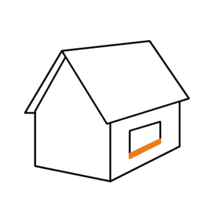Vensterbank | 50 x 115 x 40 x 2000 mm | Aluminium 0,70 mm | 25 µm Polyester | 7016 - Antracietgrijs #3