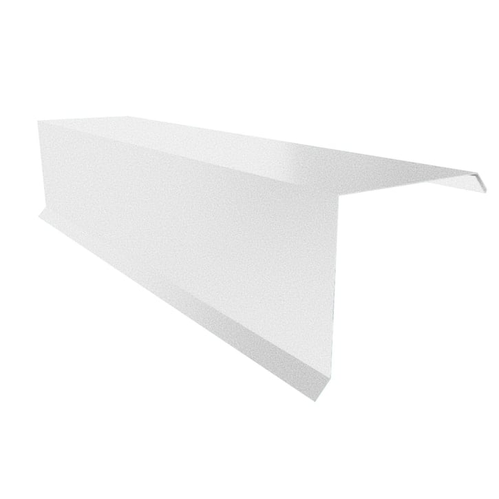 Windveer | 110 x 100 x 2000 mm | Staal 0,50 mm | Aluzink | Zilvergrijs #1