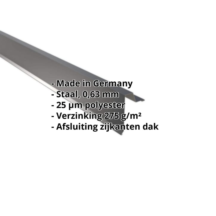 Windveer | Felsplaat 33/500 | Staal 0,63 mm | 25 µm Polyester | 7016 - Antracietgrijs #2