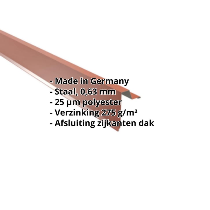 Windveer | Felsplaat 33/500 | Staal 0,63 mm | 25 µm Polyester | 8004 - Koperbruin #2