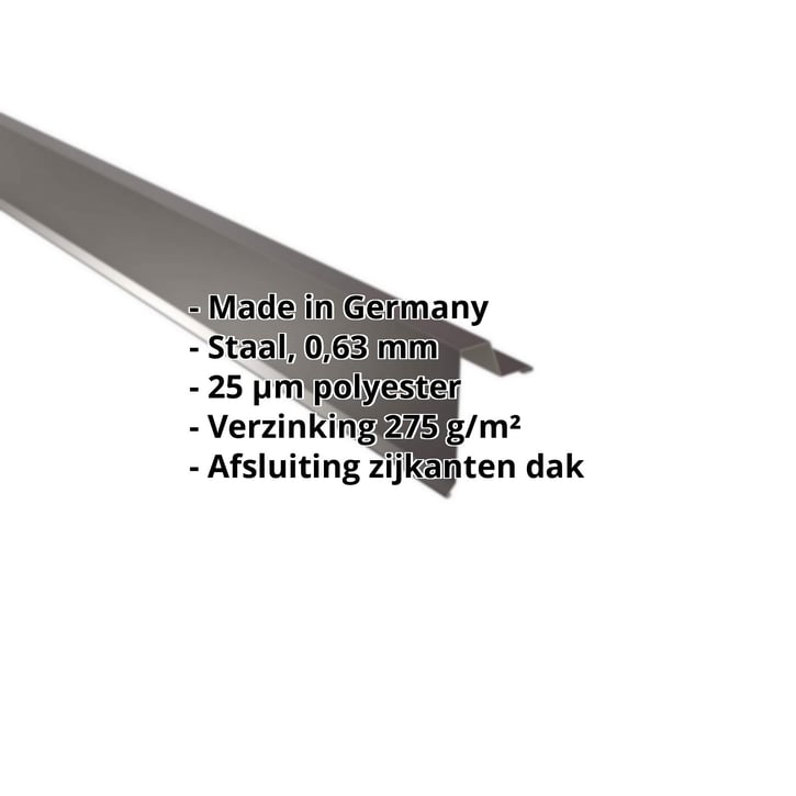 Windveer | Felsplaat 33/500 | Staal 0,63 mm | 25 µm Polyester | 8017 - Chocoladebruin #2