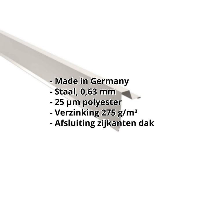 Windveer | Felsplaat 33/500 | Staal 0,63 mm | 25 µm Polyester | 9010 - Zuiverwit #2