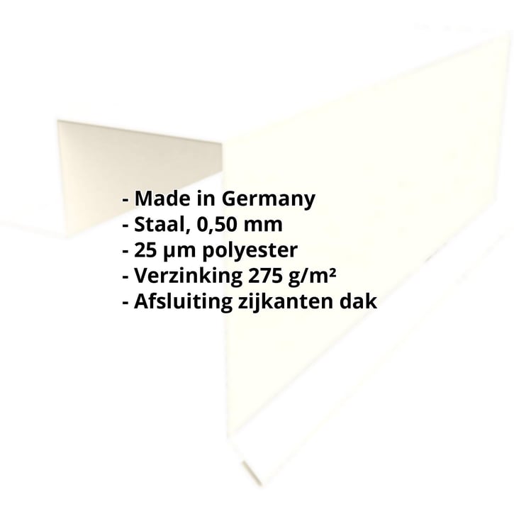 Windveer | Felsplaat PD-510-S | Staal 0,50 mm | 25 µm Polyester | 9010 - Zuiverwit #2