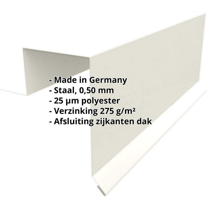 Windveer | Felsplaat PD-510-S | Staal 0,50 mm | 25 µm Polyester | 9002 - Grijswit #2