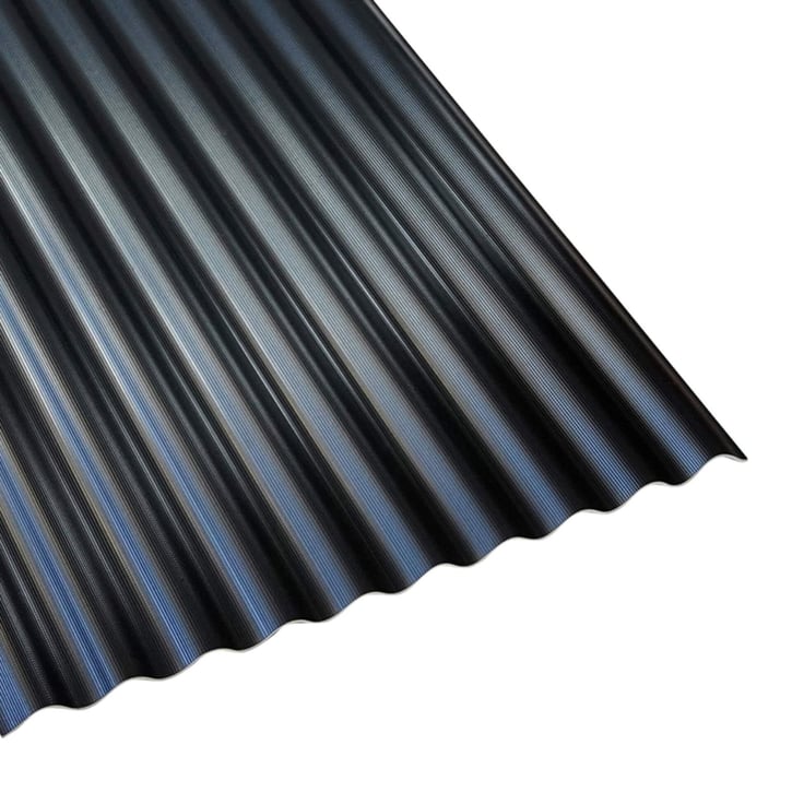 Kunststof profielplaat Scobanit EVO | 95/34 | 3,00 mm | Zwart | 2000 mm #1