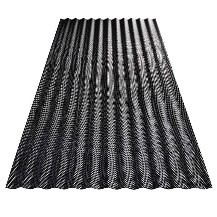 Kunststof profielplaat Scobanit light | 76/18 | 3,00 mm | Zwart | 2000 mm #3