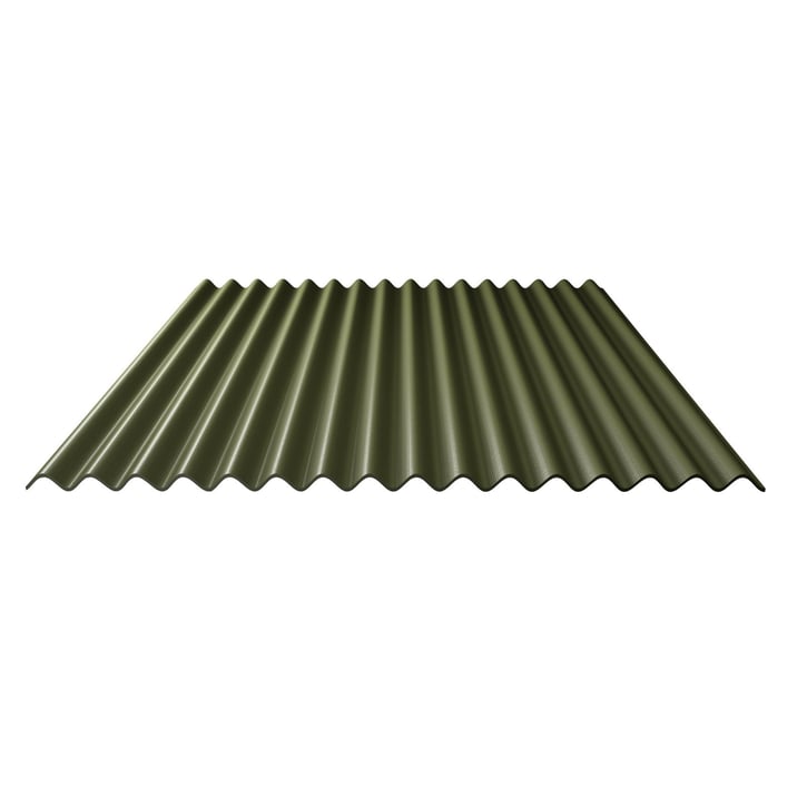 Polyester golfplaat Stabipol | LT 76/18 | 0,85 mm | Groen | 2000 mm #1
