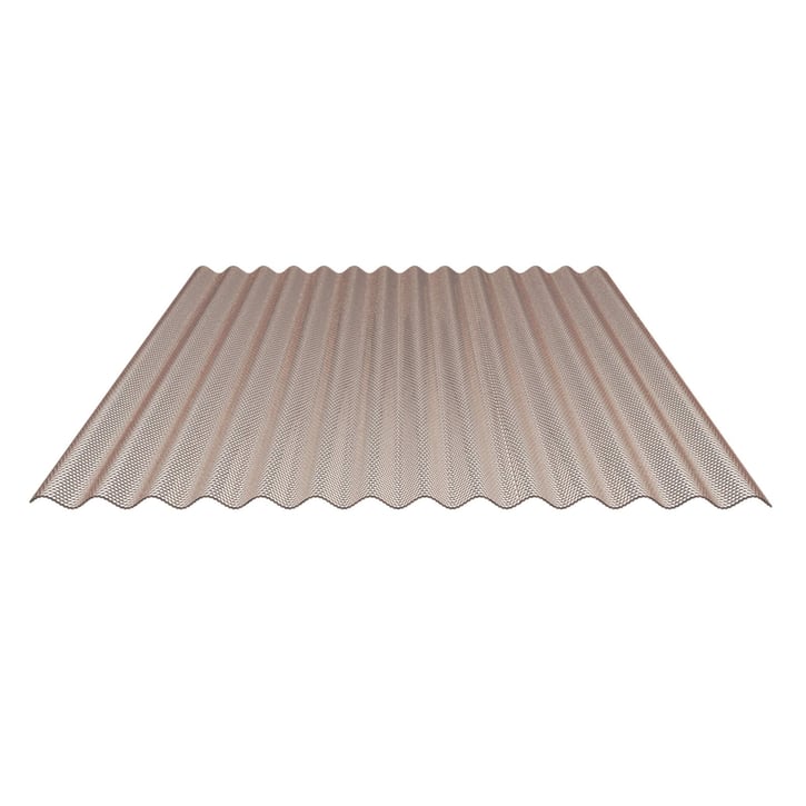 Polycarbonaat golfplaat | 76/18 | Voordeelpakket | 2,80 mm | Brons | Honingraatstructuur | Breedte 3,05 m | Lengte 2,00 m #5