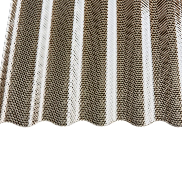 Polycarbonaat golfplaat | 76/18 | Voordeelpakket | 2,60 mm | Brons | Honingraatstructuur | Breedte 3,01 m | Lengte 2,00 m #4