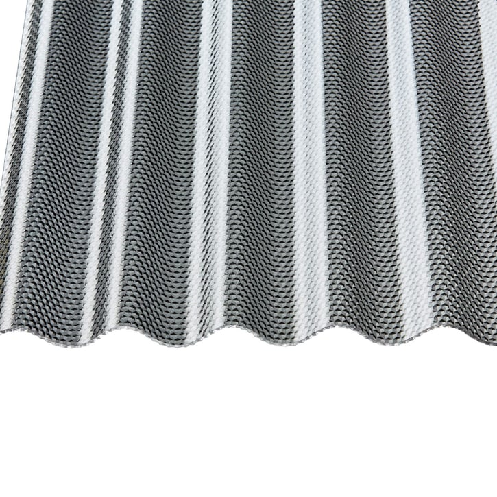 Polycarbonaat golfplaat | 76/18 | Voordeelpakket | 2,60 mm | grafiet | Honingraatstructuur | Breedte 3,01 m | Lengte 2,00 m #4