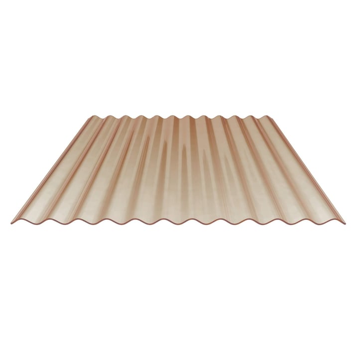 PVC golfplaat | 76/18 | Voordeelpakket 1,20 mm | Brons | Breedte 2,57 m | Lengte 2,00 m PVC golfplaat | 76/18 | Voordeelpakket | 1,20 mm | Brons | Breedte 2,57 m | Lengte 2,00 m #5